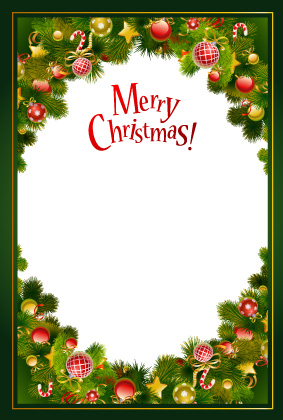 クリスマスポストカード：商品番号 3871