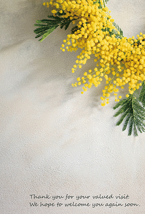 ありがとうのポストカード：商品番号 5199