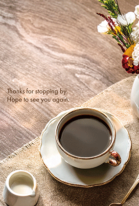 ありがとうのポストカード：商品番号 5200